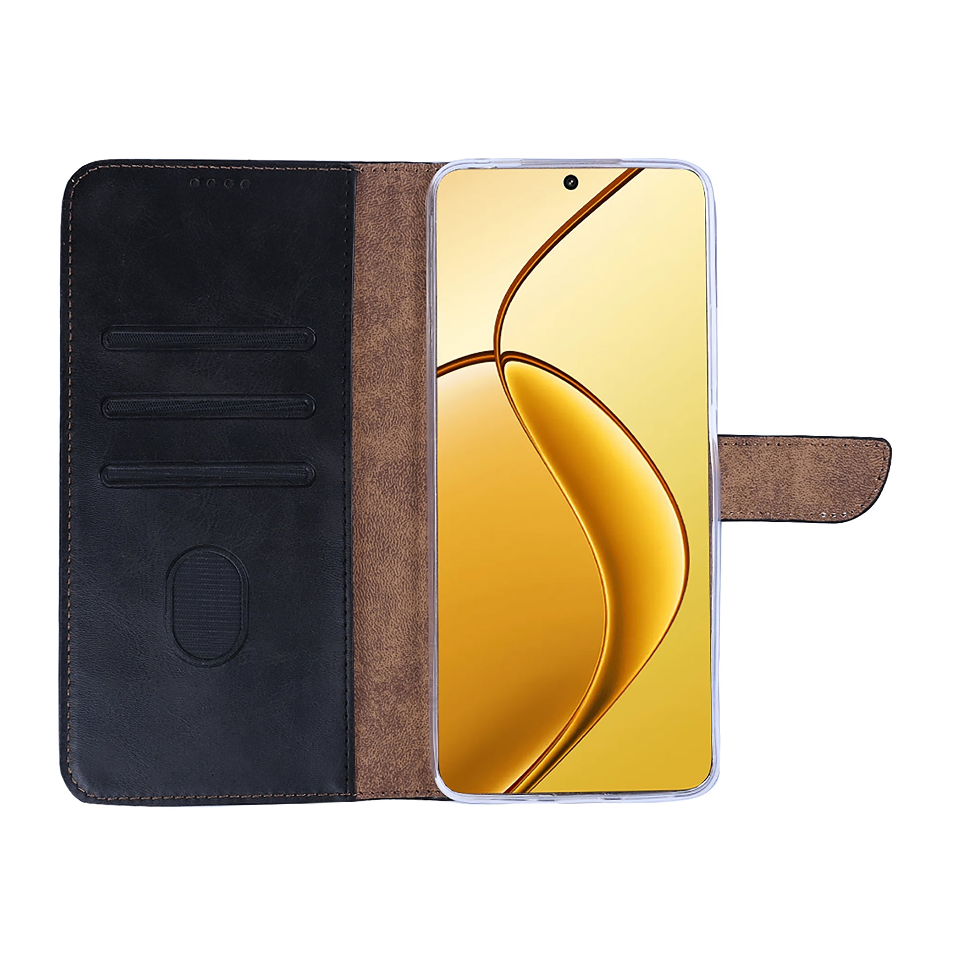 Rixus Bookcase For Xiaomi Redmi A4 Black