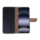 Rixus Bookcase For Xiaomi Redmi Note 14 4G Black