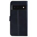 Rixus Bookcase For Google Pixel 6 Pro Black