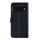 Rixus Bookcase For Google Pixel 6 Pro Black