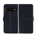 Rixus Bookcase For Google Pixel 6 Pro Black