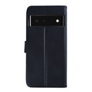 Rixus Bookcase For Google Pixel 6A Black