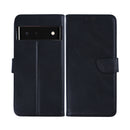 Rixus Bookcase For Google Pixel 6A Black