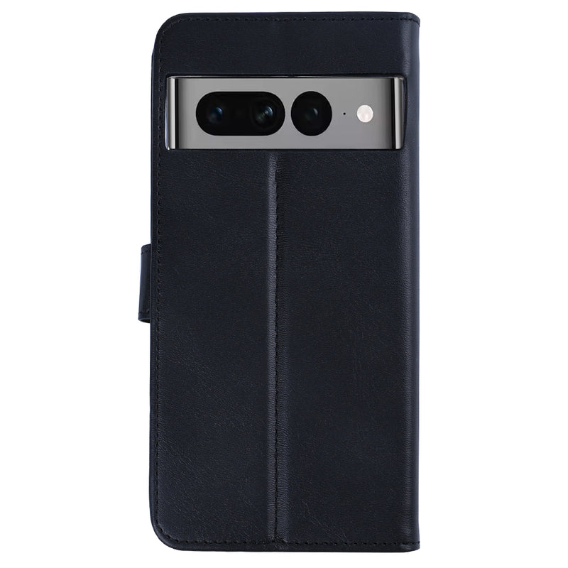 Rixus Bookcase For Google Pixel 7 Pro Black