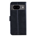 Rixus Bookcase For Google Pixel 8A Black