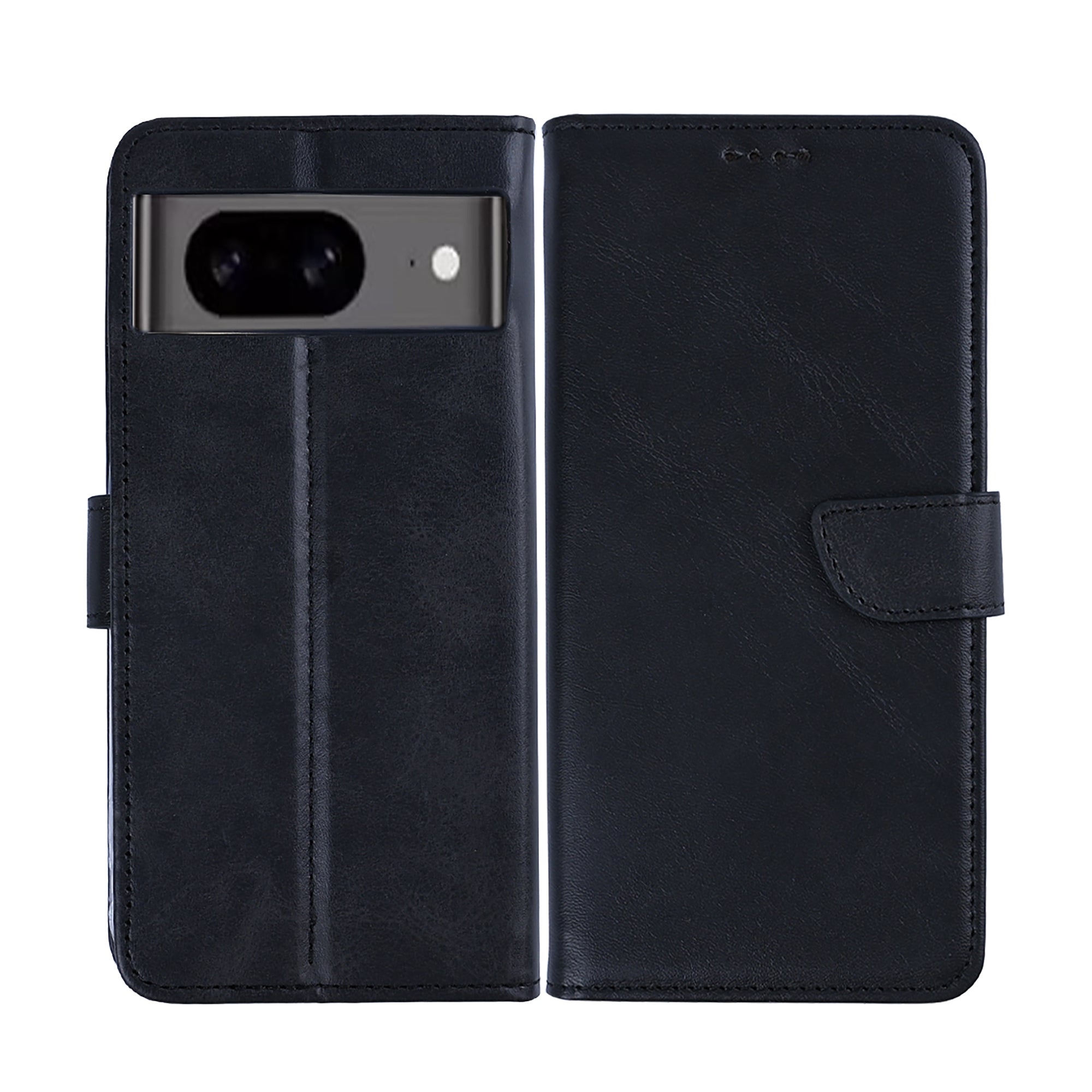 Rixus Bookcase For Google Pixel 8A Black