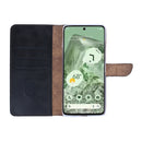 Rixus Bookcase For Google Pixel 8A Black