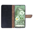 Rixus Bookcase For Google Pixel 8A Black
