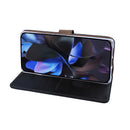 Rixus Bookcase For Google Pixel 9 Pro Black