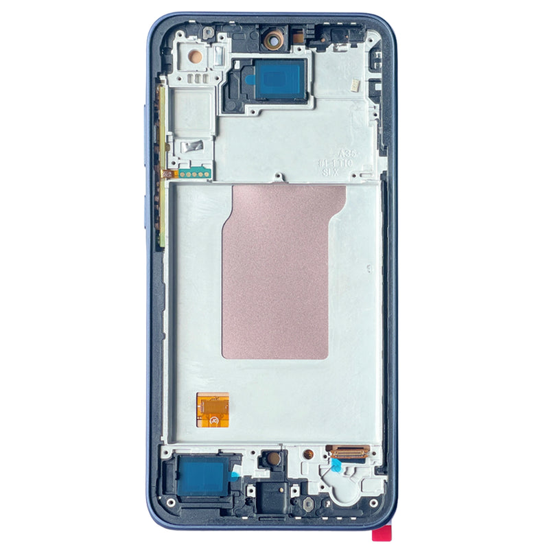 Samsung Galaxy A35 A356B Display And Digitizer With Frame Navy Soft-OLED