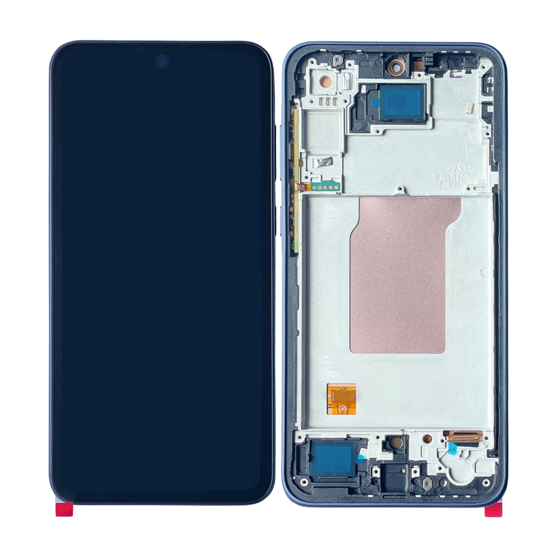 Samsung Galaxy A35 A356B Display And Digitizer With Frame Navy Soft-OLED