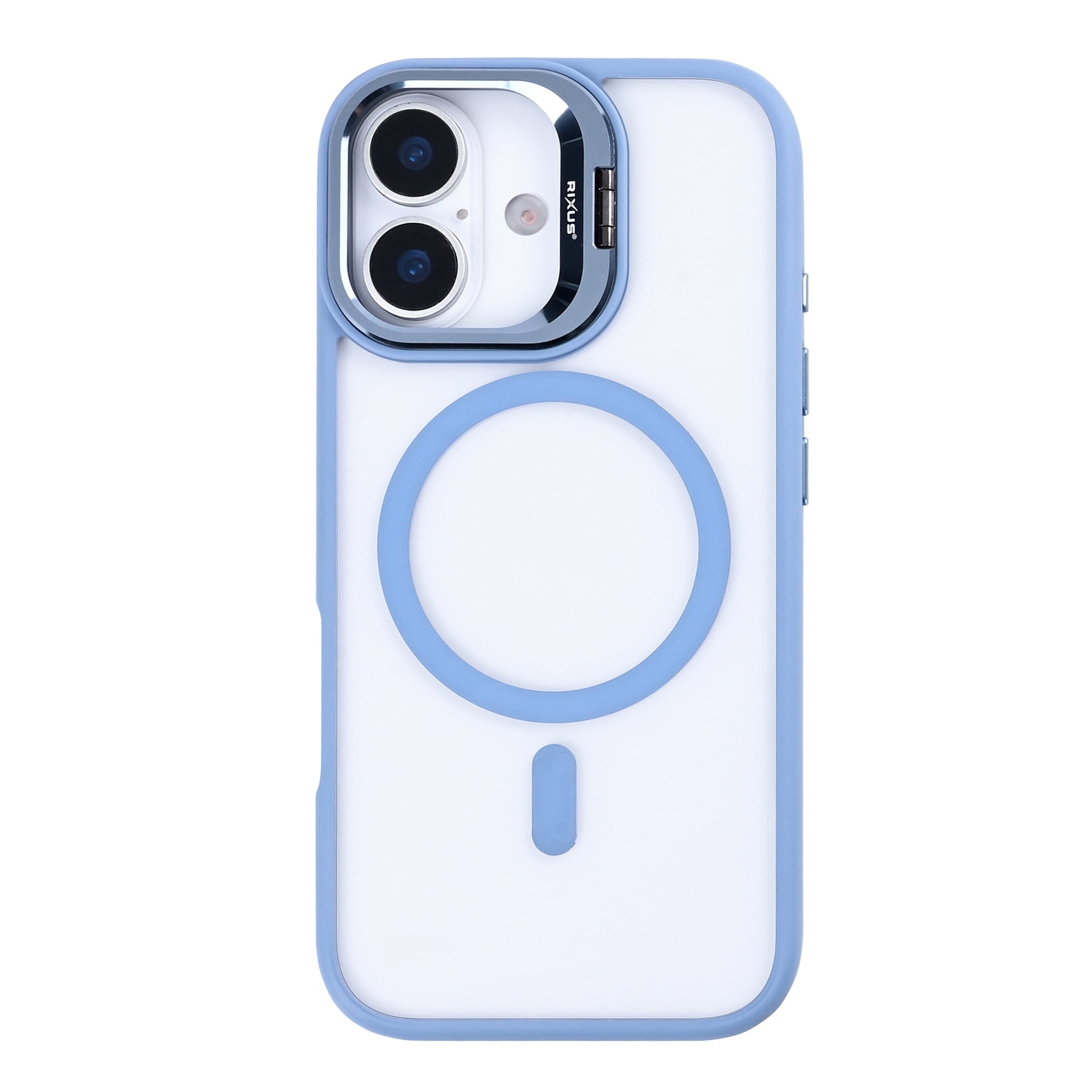 Rixus Classic 03 Case With MagSafe Compatible For Apple iPhone 17 Light Blue