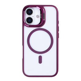 Rixus Classic 03 Case With MagSafe Compatible For Apple iPhone 17 Burgundy