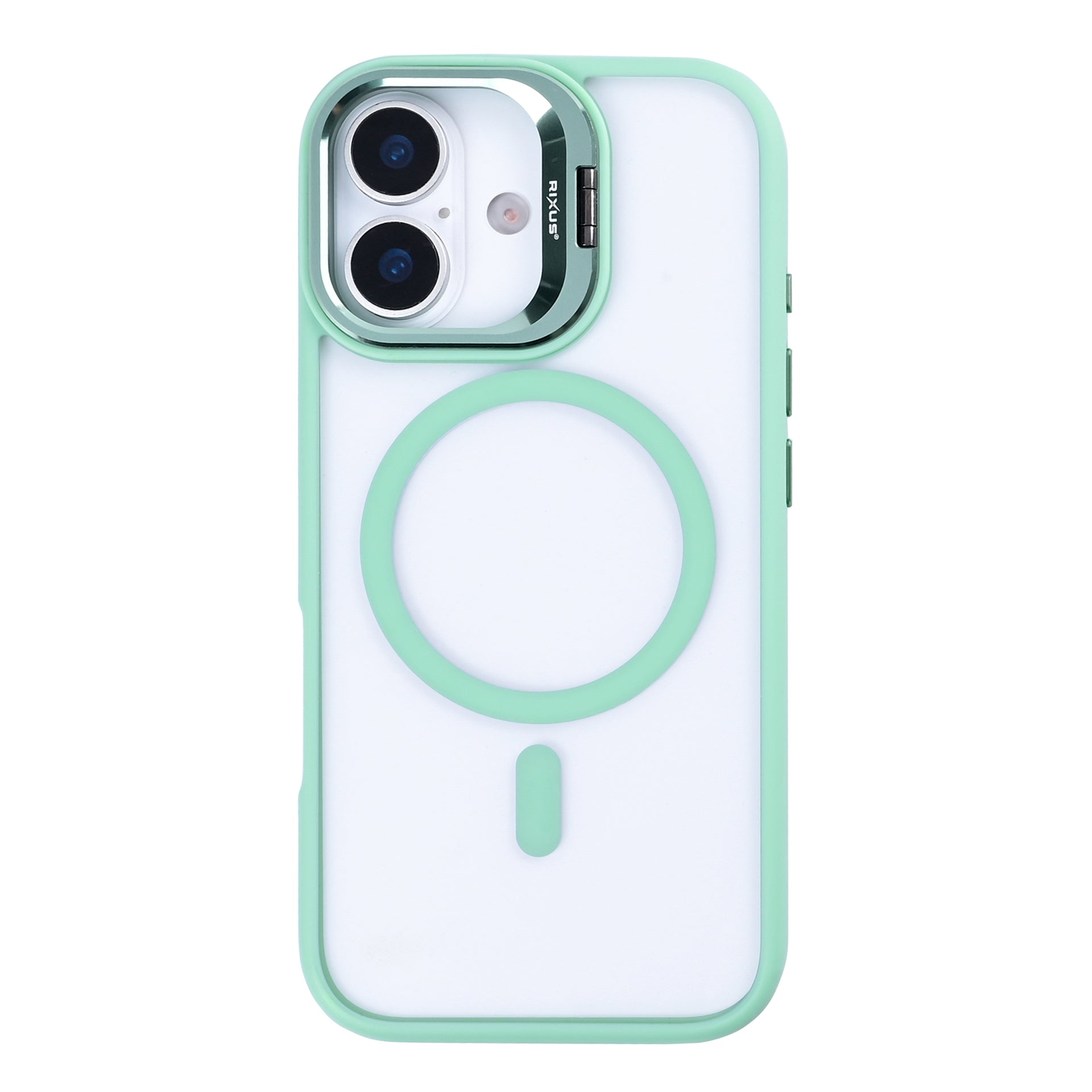 Rixus Classic 03 Case With MagSafe Compatible For Apple iPhone 17 Light Green