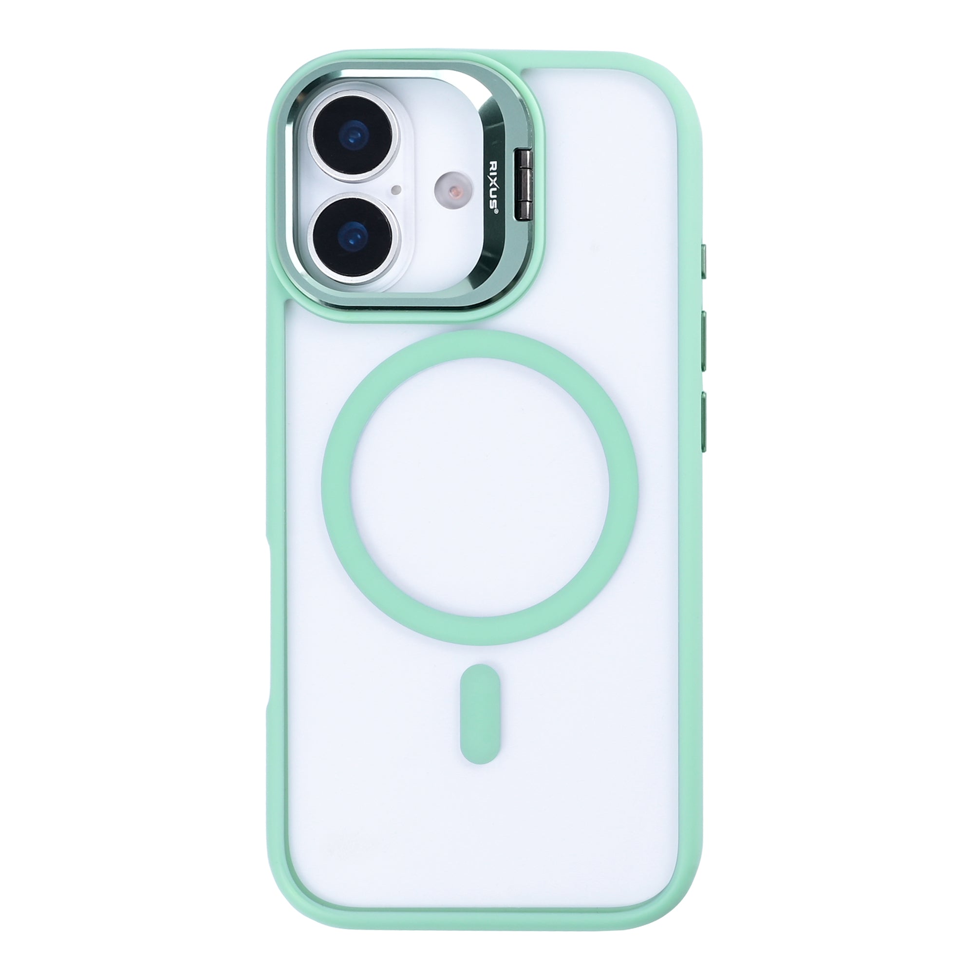 Rixus Classic 03 Case With MagSafe Compatible For Apple iPhone 17 Light Green