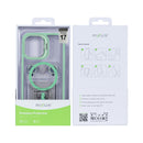 Rixus Classic 03 Case With MagSafe Compatible For Apple iPhone 17 Light Green