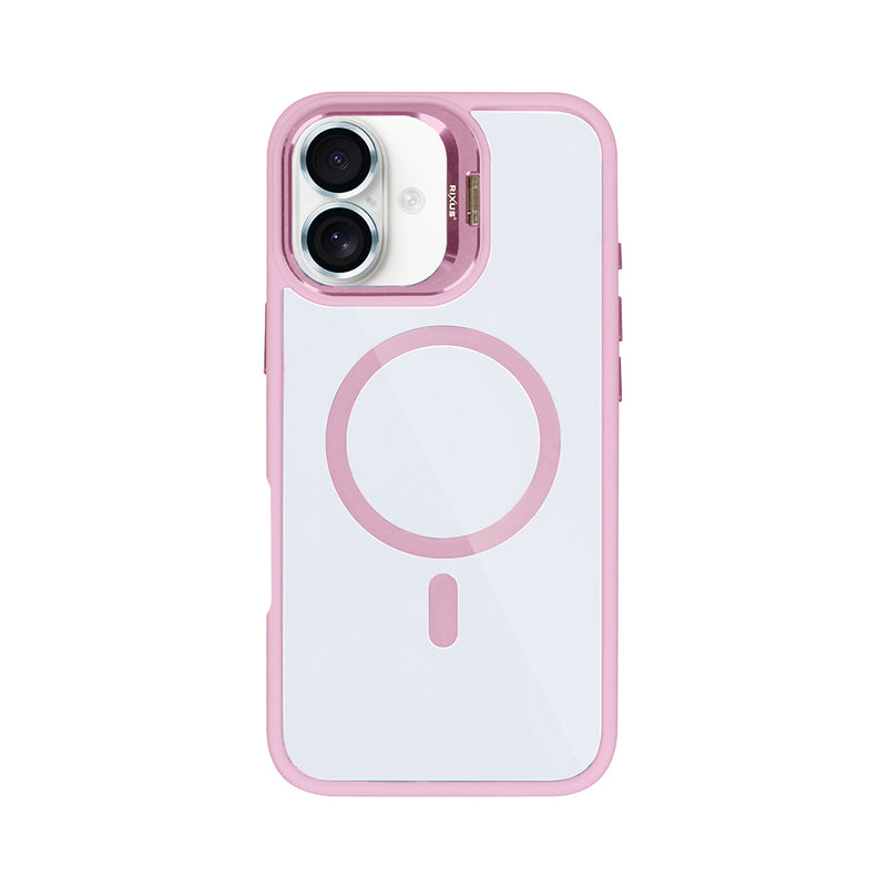 Rixus Classic 03 Case With MagSafe For iPhone 17 Light Pink