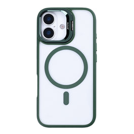 Rixus Classic 03 Case With MagSafe Compatible For Apple iPhone 17 Dark Green