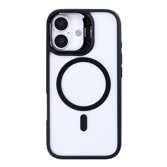 Rixus Classic 03 Case With MagSafe Compatible For Apple iPhone 17 Black