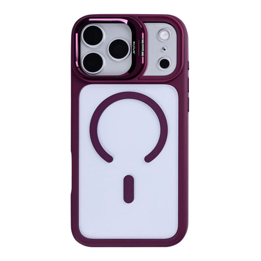 Rixus Classic 03 Case With MagSafe Compatible For Apple iPhone 17 Pro Dark Pink