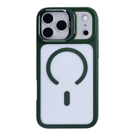Rixus Classic 03 Case With MagSafe Compatible For Apple iPhone 17 Pro Dark Green