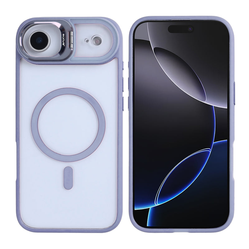 Rixus Classic 03 Case With MagSafe For iPhone 17 Air Light Purple