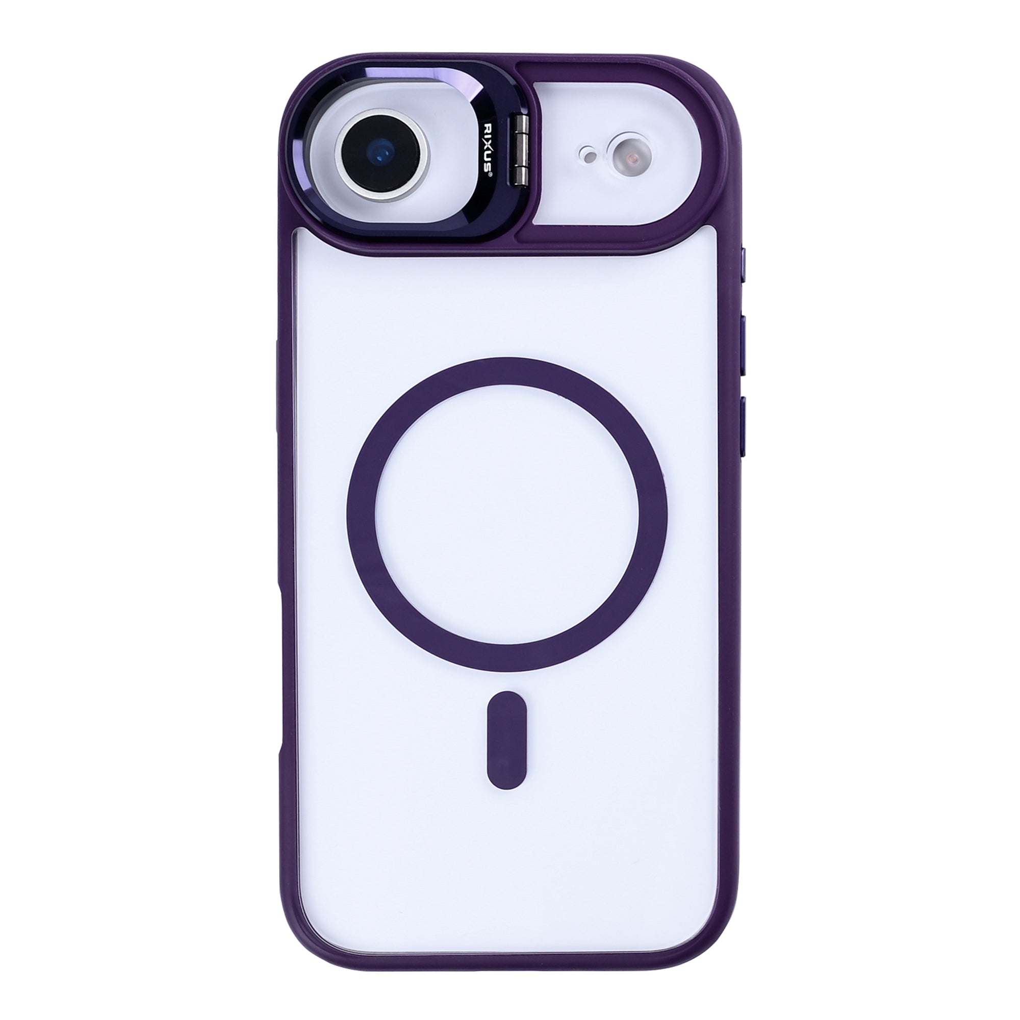 Rixus Classic 03 Case With MagSafe Compatible For Apple iPhone 17 Air Deep Purple