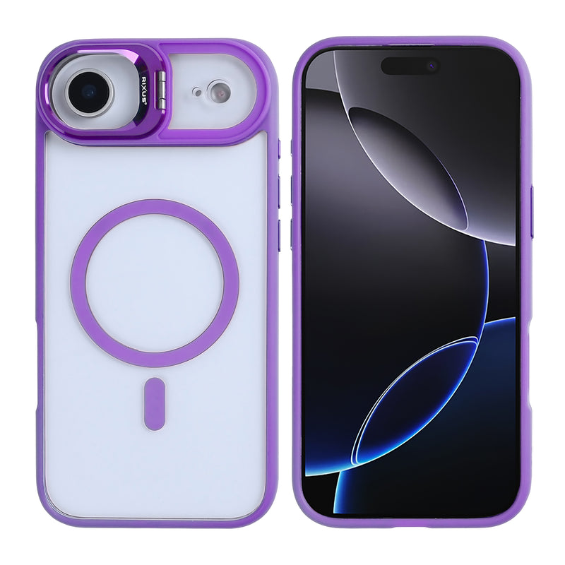 Rixus Classic 03 Case With MagSafe For iPhone 17 Air Deep Purple