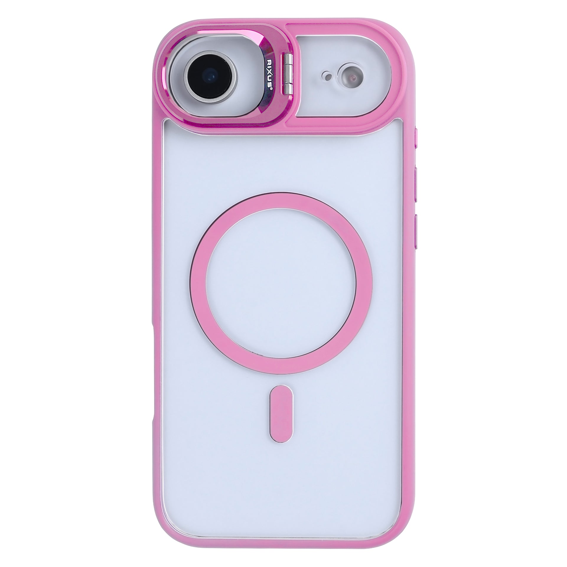 Rixus Classic 03 Case With MagSafe Compatible For Apple iPhone 17 Air Light Pink