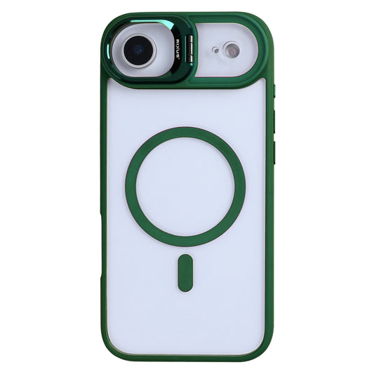 Rixus Classic 03 Case With MagSafe Compatible For Apple iPhone 17 Air Dark Green