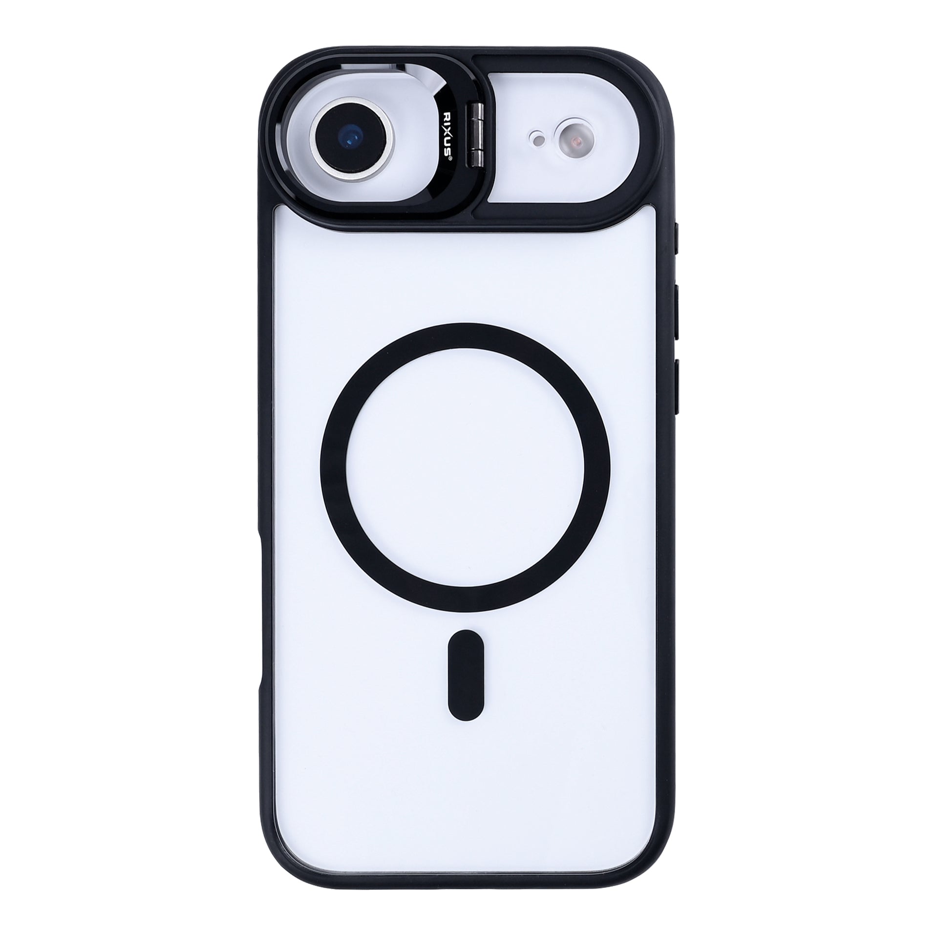 Rixus Classic 03 Case With MagSafe Compatible For Apple iPhone 17 Air Black