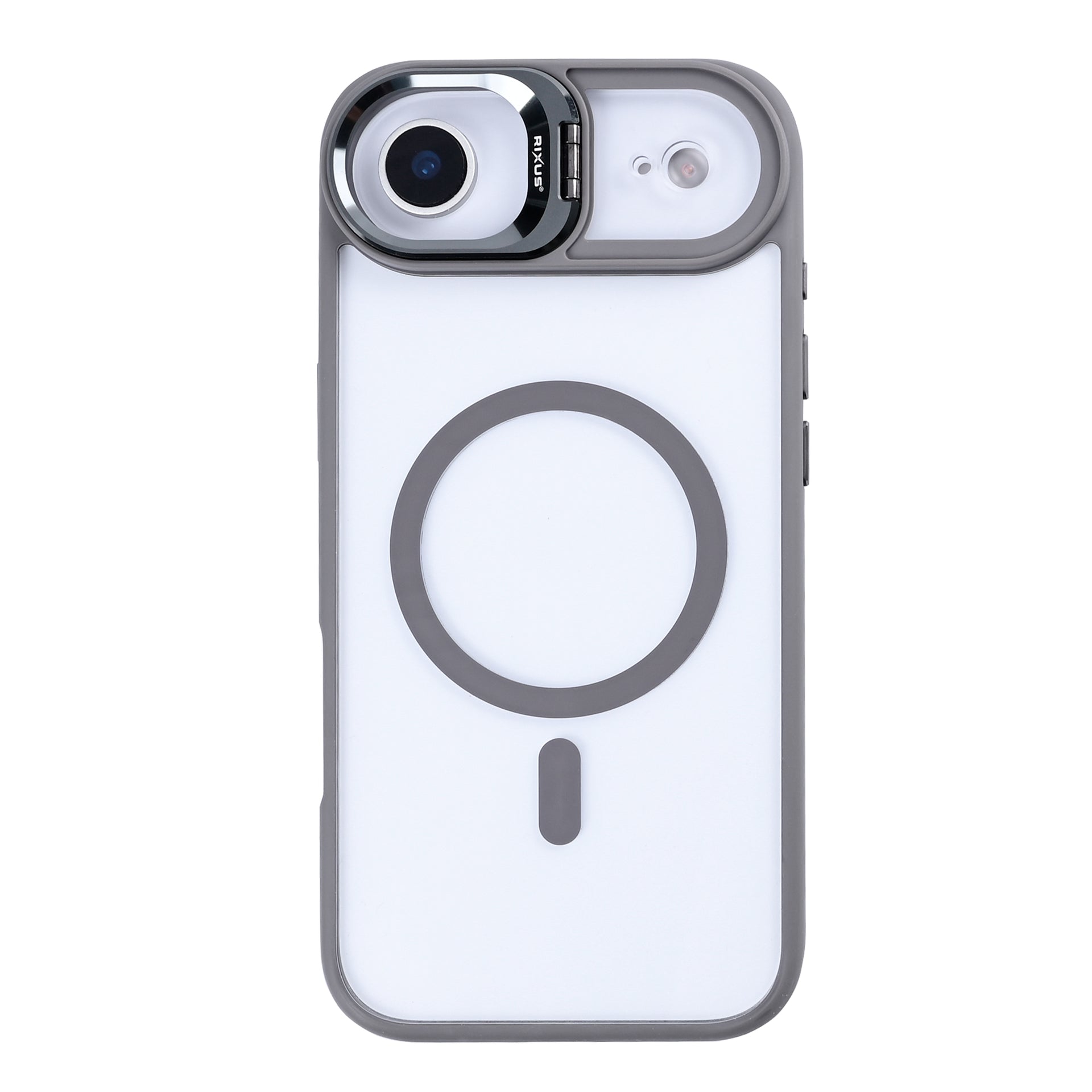 Rixus Classic 03 Case With MagSafe Compatible For Apple iPhone 17 Air Titanium Grey