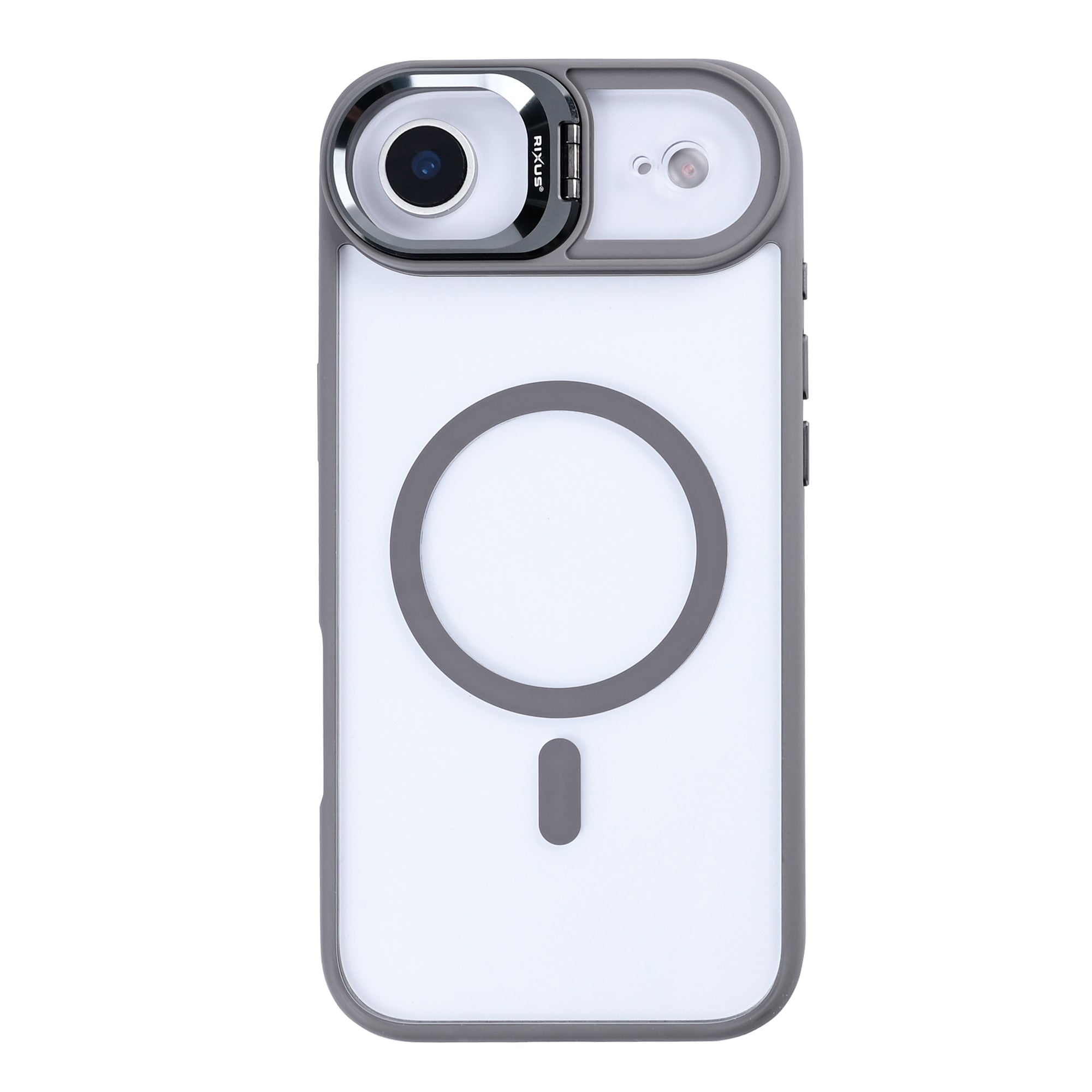 Rixus Classic 03 Case With MagSafe Compatible For Apple iPhone 17 Air Titanium Grey