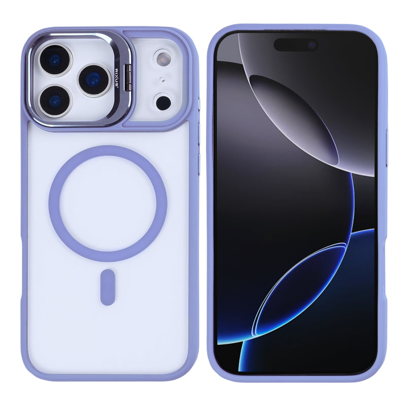 Rixus Classic 03 Case With MagSafe For iPhone 17 Pro Max Light Purple