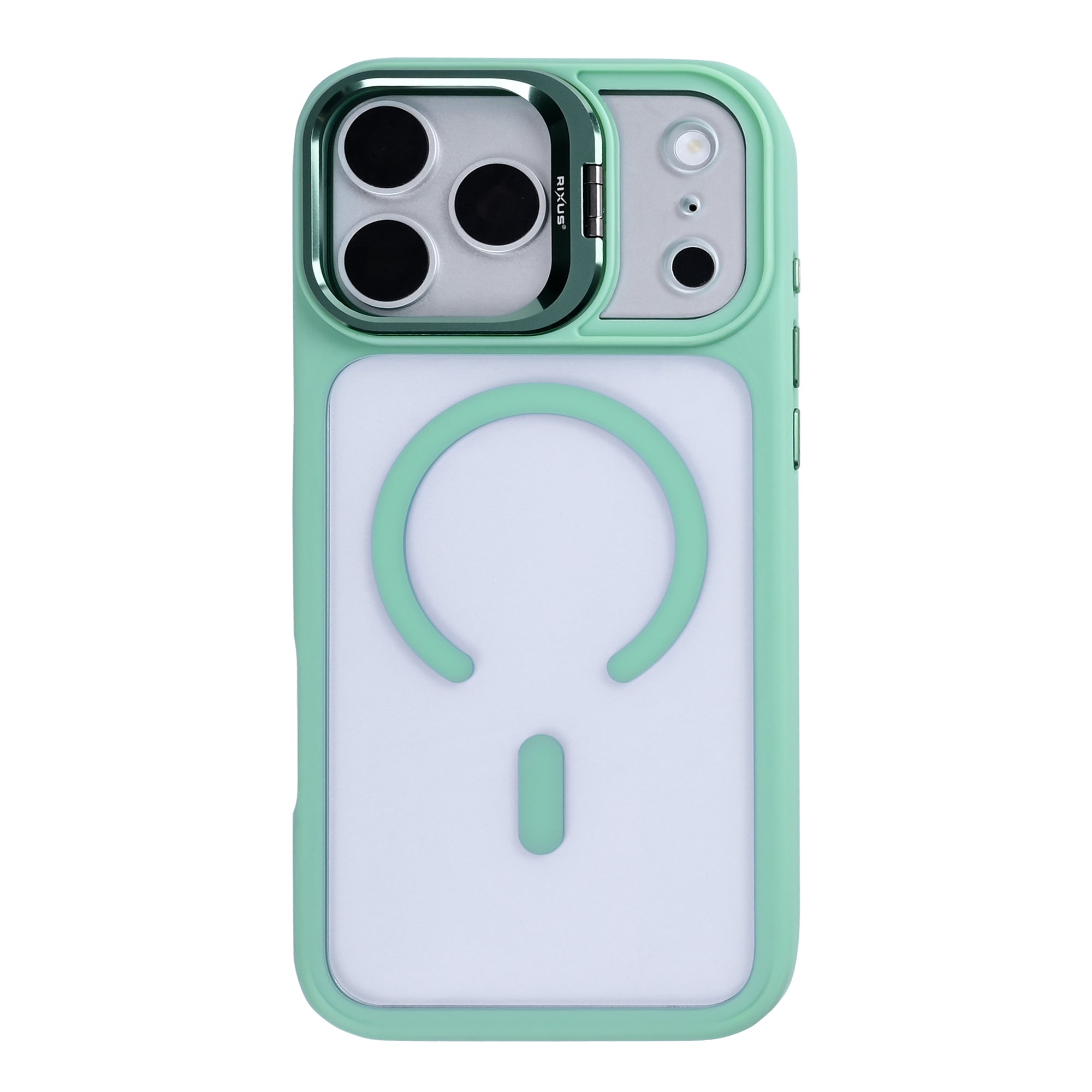 Rixus Classic 03 Case With MagSafe For Apple iPhone 17 Pro Max Light Green