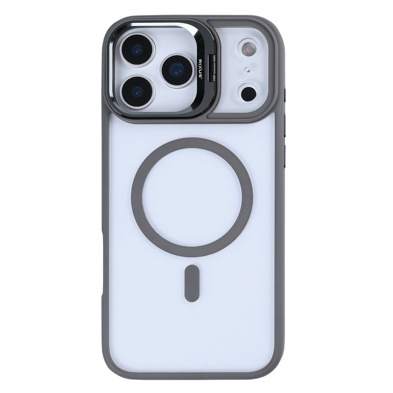 Rixus Classic 03 Case With MagSafe For iPhone 17 Pro Max Titanium Grey