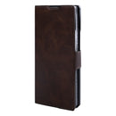 Rixus Wallet Case With Pen Holder For Samsung Galaxy Z Fold 7 Brown
