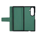 Rixus Wallet Case With Pen Holder For Samsung Galaxy Z Fold 7 Green
