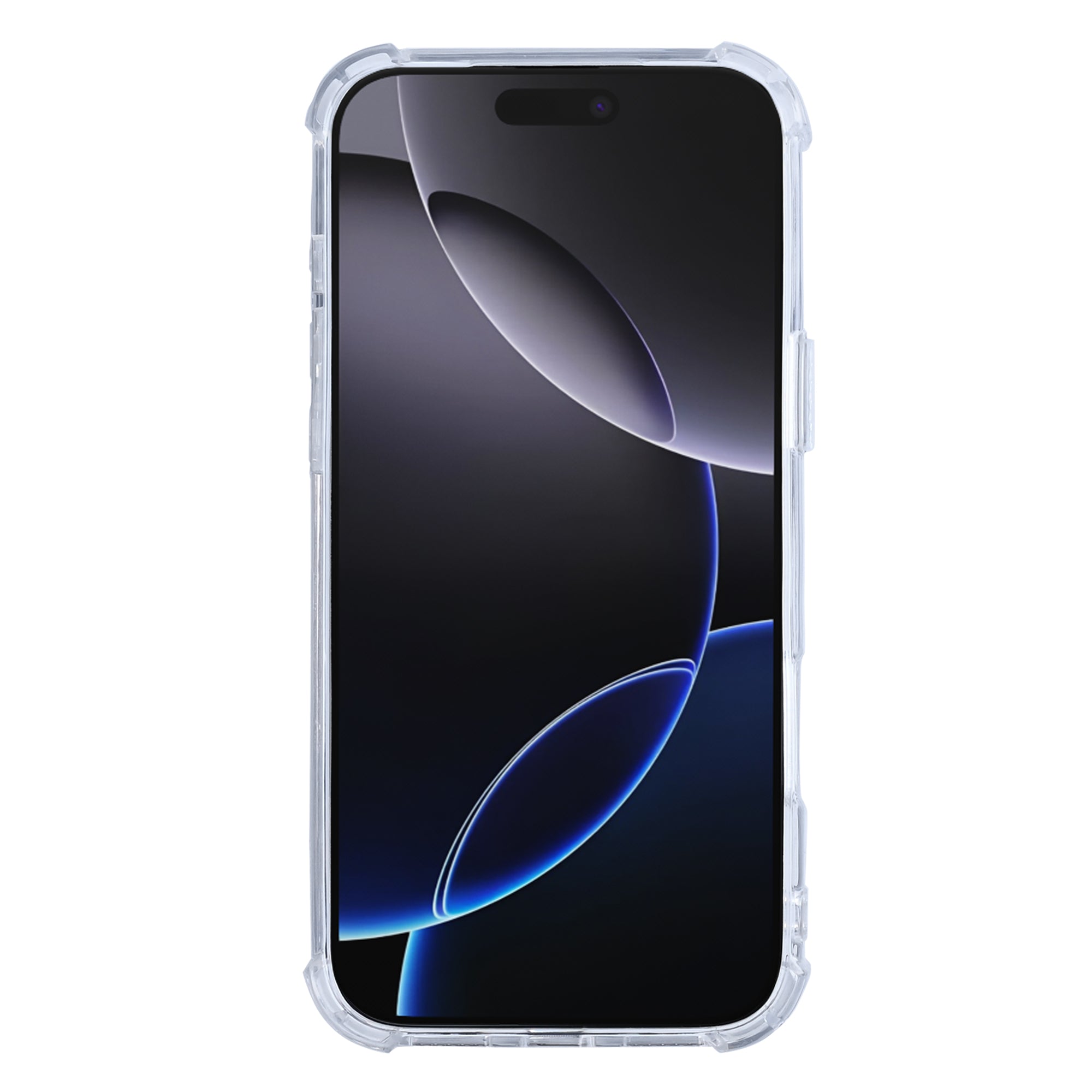Rixus Anti-Burst Case For Apple iPhone 17 Pro Max Transparent