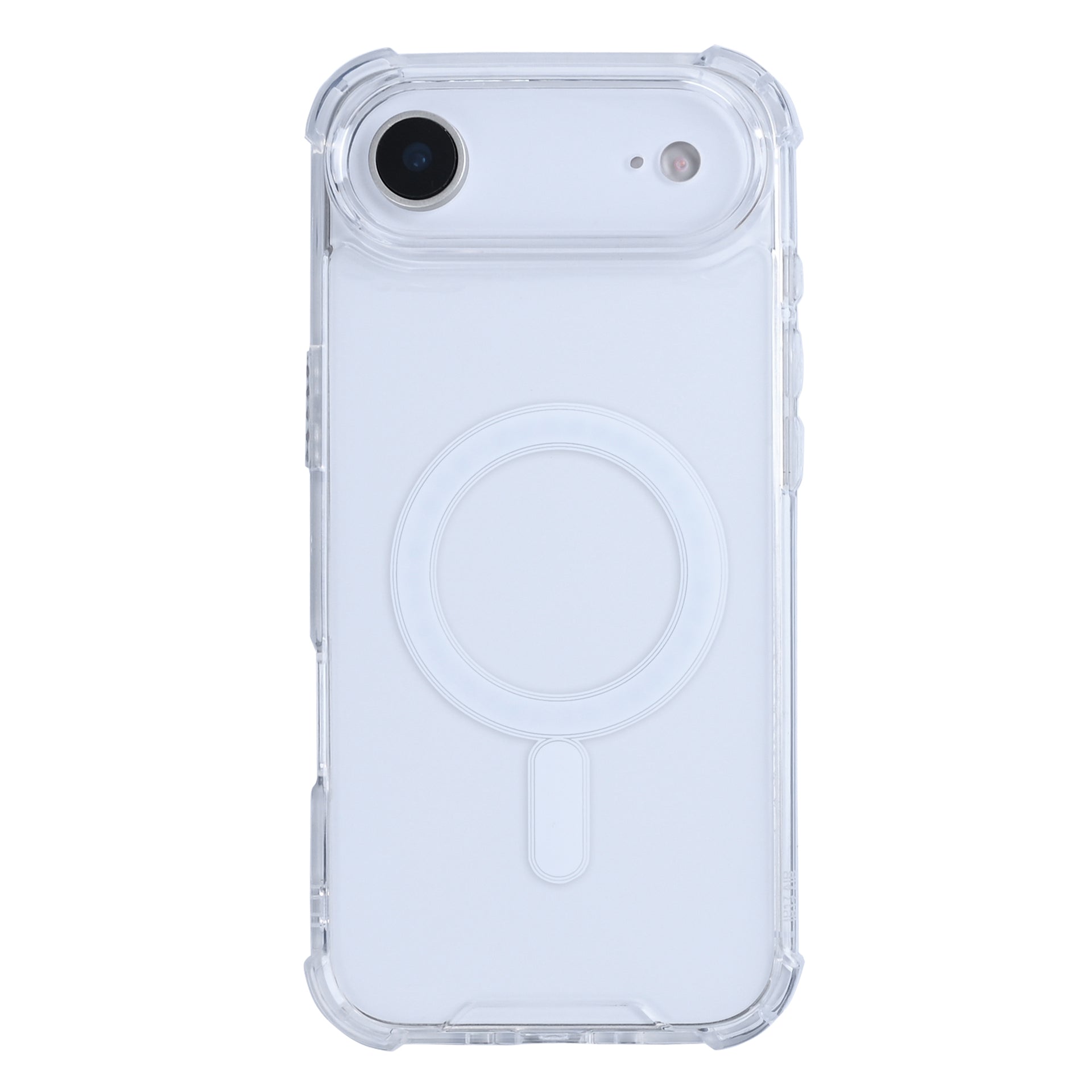 Rixus Anti-Burst Case With MagSafe Compatible For Apple iPhone 17 Air Transparent