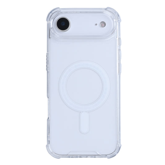 Rixus Anti-Burst Case With MagSafe Compatible For Apple iPhone 17 Air Transparent