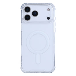Rixus Anti-Burst Case With MagSafe Compatible For Apple iPhone 17 Pro Max Transparent