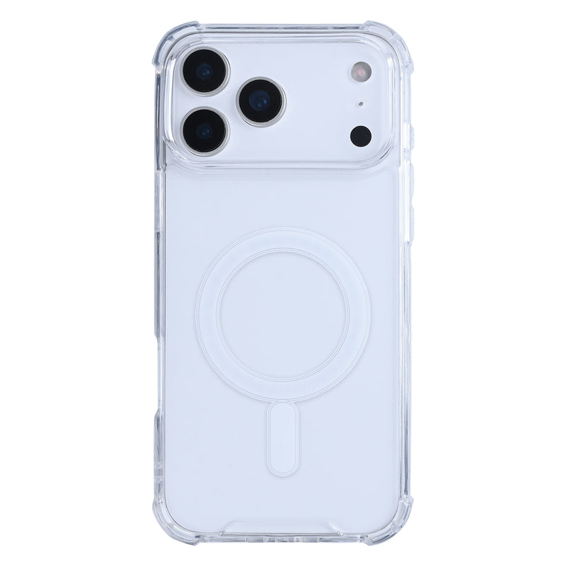Rixus Anti-Burst Case With MagSafe For iPhone 17 Pro Max Transparent
