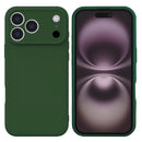 Rixus Soft TPU Phone Case For Apple iPhone 17 Pro Max Dark Green