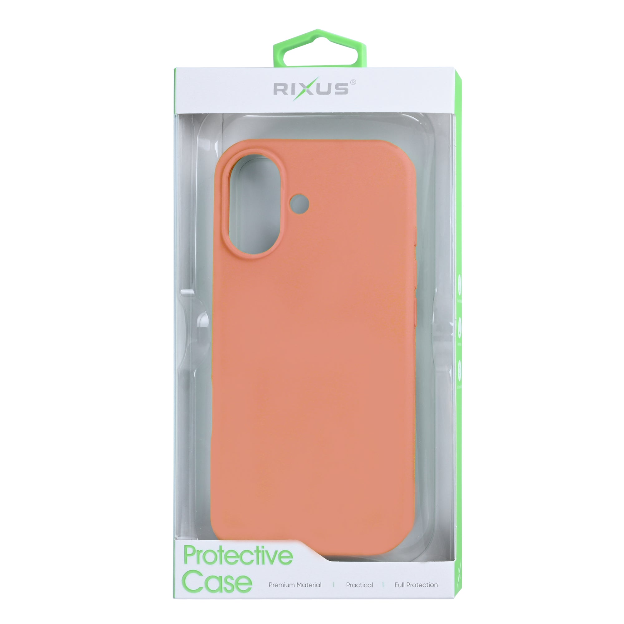 Rixus Soft TPU Phone Case With MagSafe Compatible For Apple iPhone 17 Pink