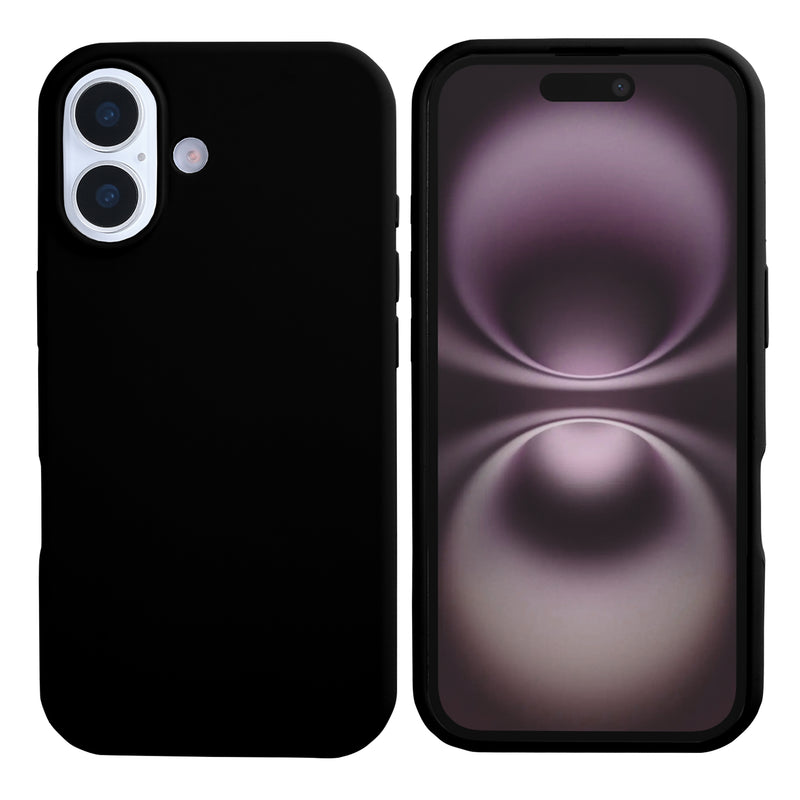 Rixus Soft TPU Phone Case With MagSafe For iPhone 17 Black