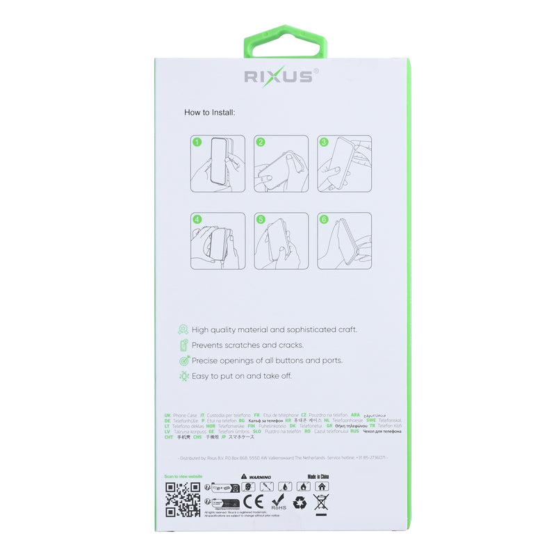 Rixus Soft TPU Phone Case With MagSafe For iPhone 17 Dark Green