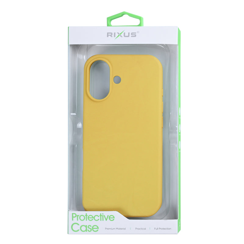Rixus Soft TPU Phone Case With MagSafe For iPhone 17 Gold