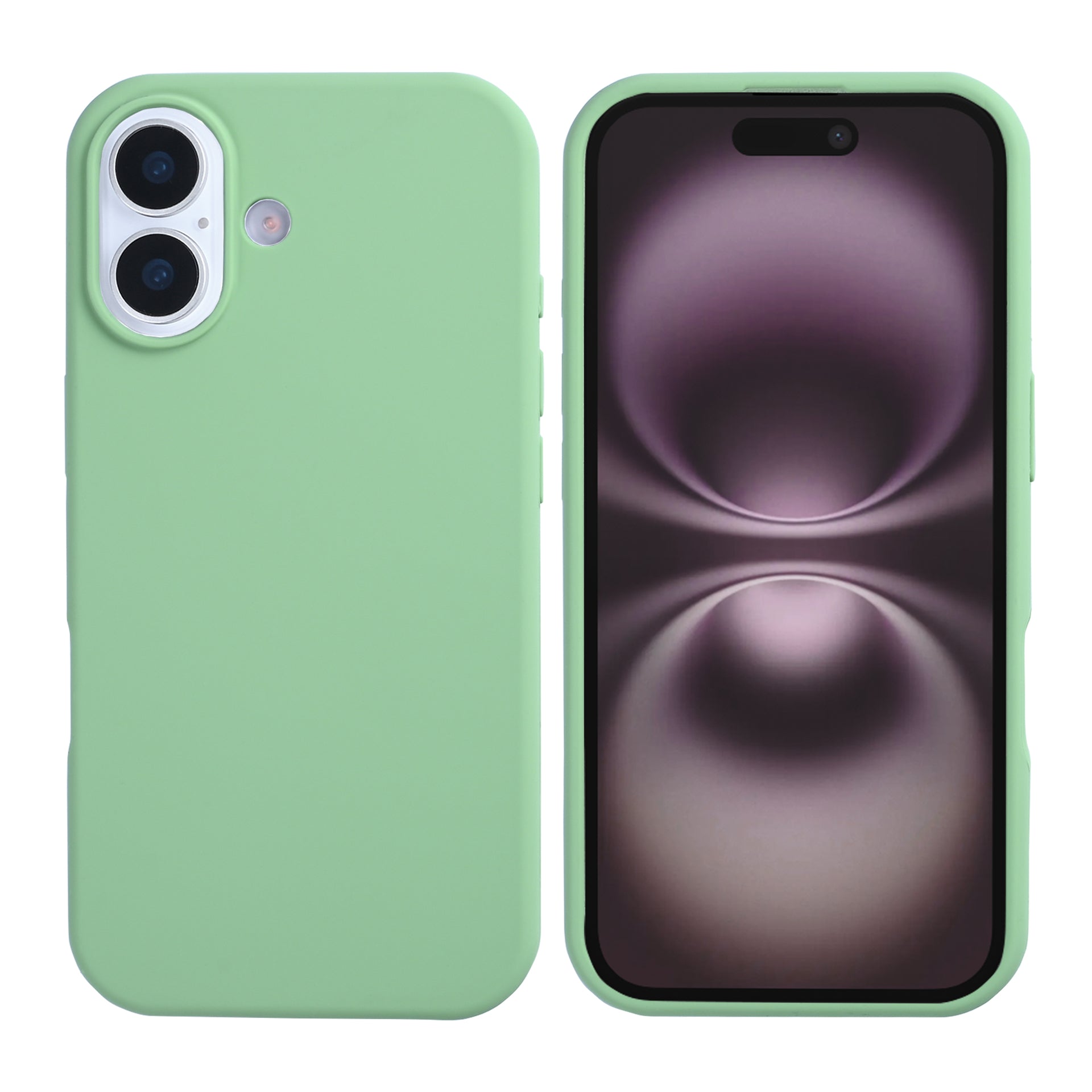 Rixus Soft TPU Phone Case With MagSafe Compatible For Apple iPhone 17 Matcha