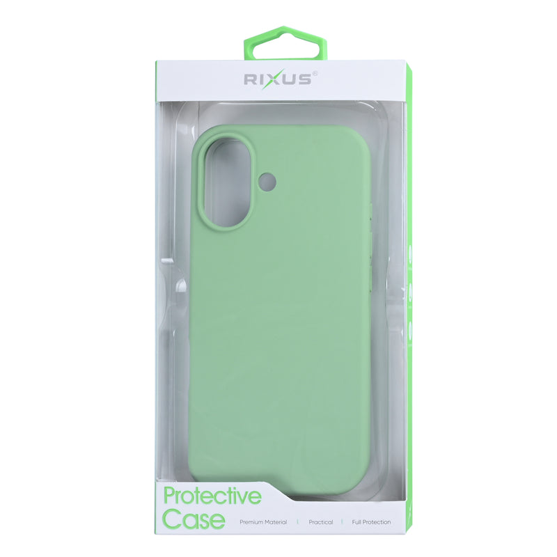 Rixus Soft TPU Phone Case With MagSafe For iPhone 17 Matcha